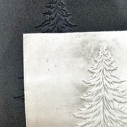 Paku Malzeme - Doku transfer matı Single Pine Tree-2; 15*15 cm (1)