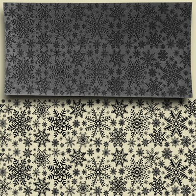 Doku transfer matı Snowflake Texture; 38x19 cm