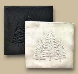 Paku Malzeme - Doku transfer matı Triple Pine Tree; 15x15 cm