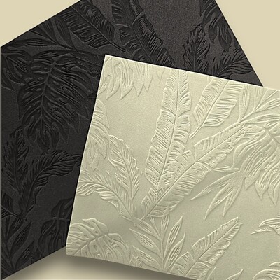 Doku transfer matı TROPICAL LEAVES; 36x18 cm - Thumbnail
