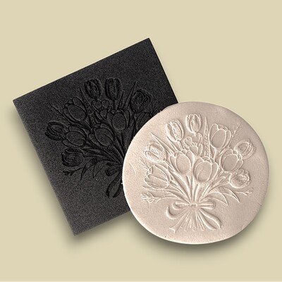 Paku Malzeme - Doku transfer matı Tulip-1; 8*8 cm