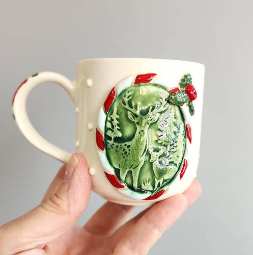 Doku transfer matı Winterland-3; 8x8 cm