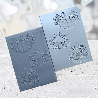 Texture Rubber Sheet HARVEST FLORALS; 10*7 cm