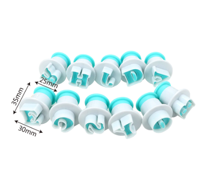Alphabet plunger set Upper Case 1,8 cm