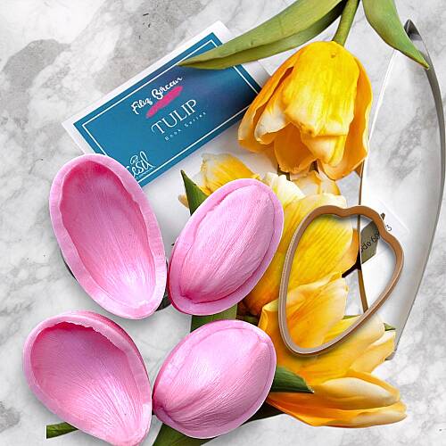 Filiz Bircan LALE plastik kesici ve silikon damarlayıcı seti  - 1