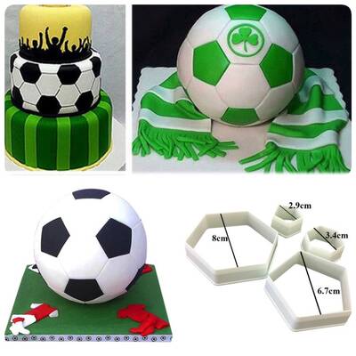 Plastic cutter set Football - 1