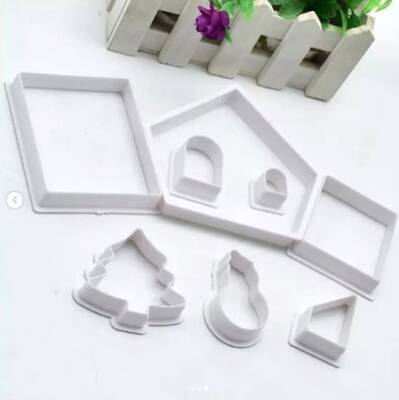 Plastic cutter set Gingerbread House