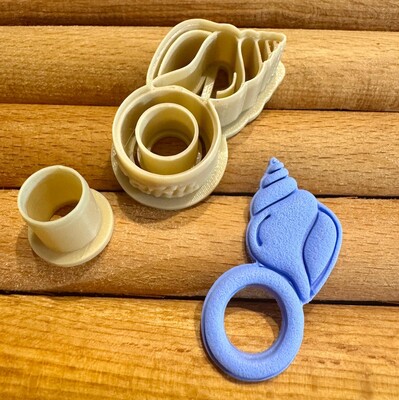 Gözlük tutucu plastik kesici SCALLOPPED-1; 40 mm