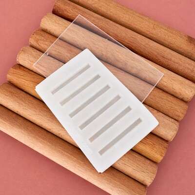 Paku Malzeme - Hoop Holder silikon tutucu + akrilik tepsi seti; 10*7 cm (1)