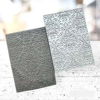 Texture Rubber Sheet DAMASK; 10*7 cm