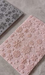 Kauçuk doku SNOWFLAKES - Thumbnail