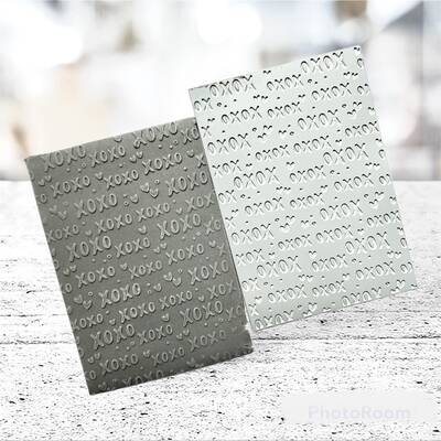 Texture Rubber Sheet XOXO; 10*7 cm Texture Rubber Sheet XOXO; 10*7 cm