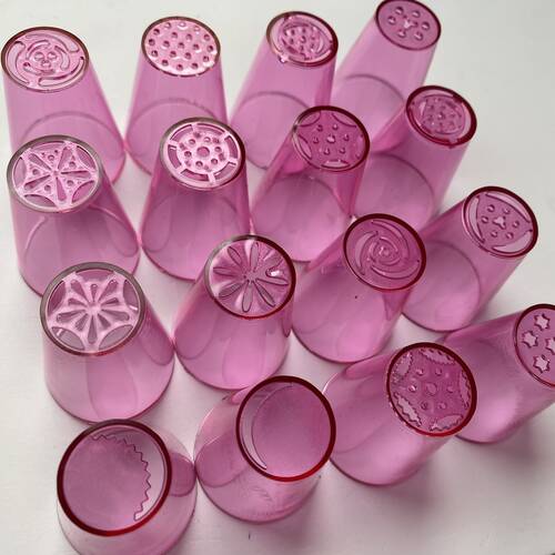 Krema sıkma duy ucu 16′lı Polikarbon Mini Rus Duyu Seti