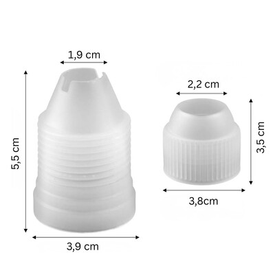 Others - Krema sıkma duy ucu kilidi Büyük boy