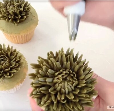 Krema sıkma duy ucu Krizantem no: 227 (8 mm ağız çapı) - Thumbnail