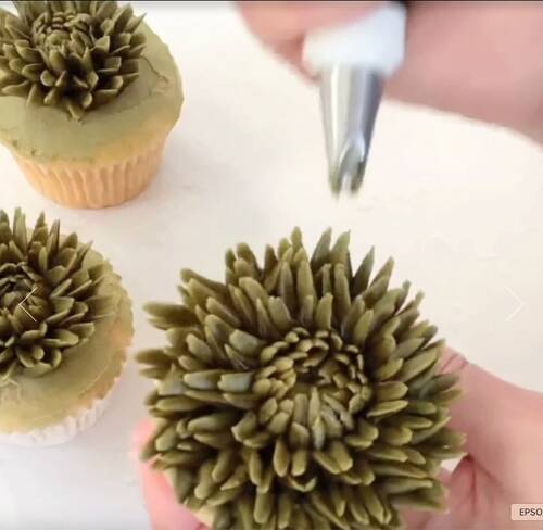 Krema sıkma duy ucu Krizantem no: 227 (8 mm ağız çapı)