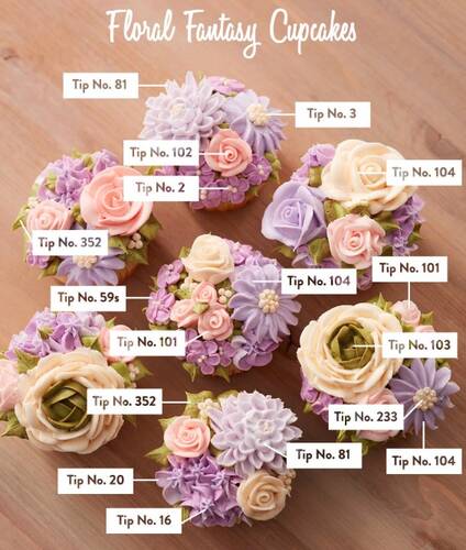 Krema sıkma duy ucu no: 103 düz petal (11 mm ağız çapı)