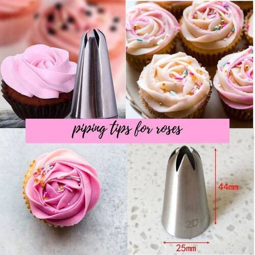 Krema sıkma duy ucu no: 2D (13 mm ağız çapı)