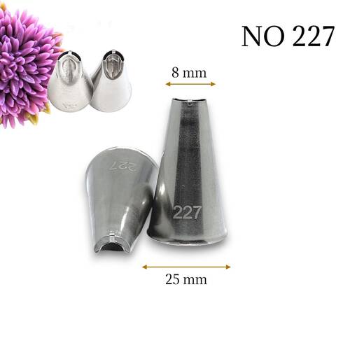 Krema sıkma duy ucu Krizantem no: 227 (8 mm ağız çapı)