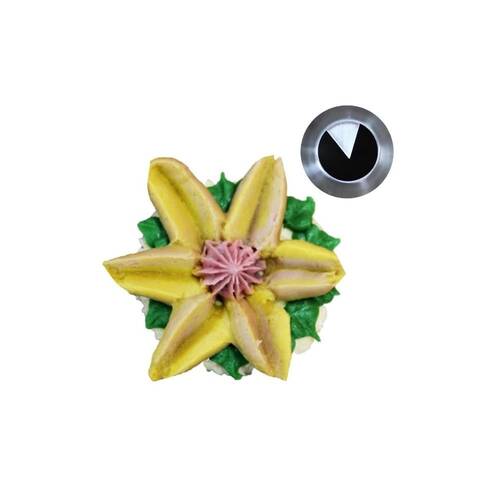 Krema sıkma duy ucu no: Plain Leaf (8 mm ağız çapı)