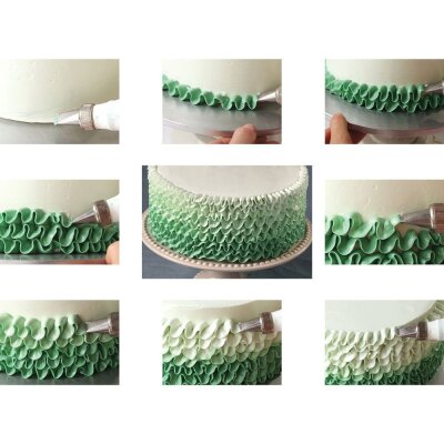 Krema sıkma duy ucu no:121 kavisli petal (15 mm ağız çapı) - Thumbnail