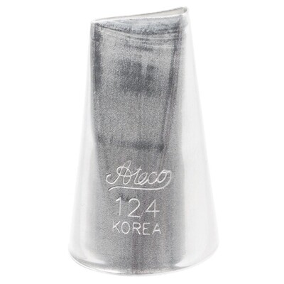 Ateco - Krema sıkma duy ucu no:124 düz petal (15 mm ağız çapı)