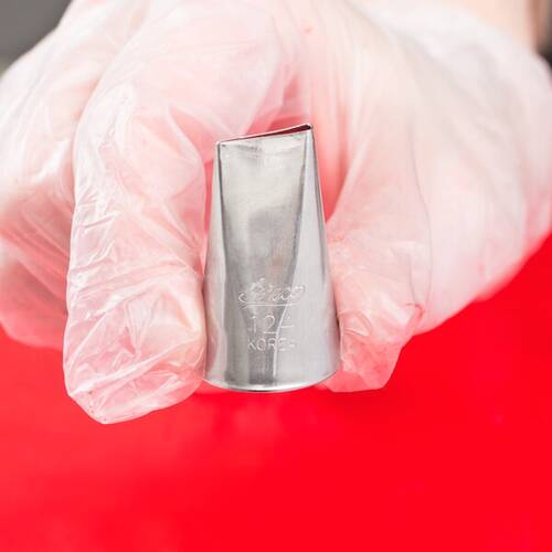 Krema sıkma duy ucu no: 124 düz petal (16 mm ağız çapı)