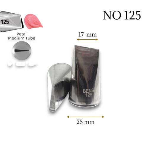 Krema sıkma duy ucu no:125