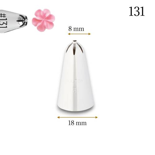 Krema sıkma duy ucu no:131 Drop Flower / Dökme Çiçek