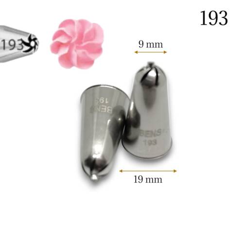 Krema sıkma duy ucu no:193 Drop Flower / Dökme Çiçek