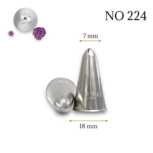 Krema sıkma duy ucu no:224 Drop Flower / Dökme Çiçek