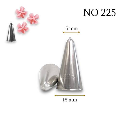 Krema sıkma duy ucu no:225 Drop Flower / Dökme Çiçek