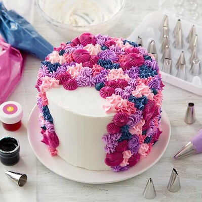 Korea - Krema sıkma duy ucu no:225 Drop Flower / Dökme Çiçek (1)