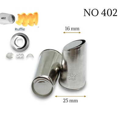 Korea - Krema sıkma duy ucu no:402 (16 mm ağız çapı)