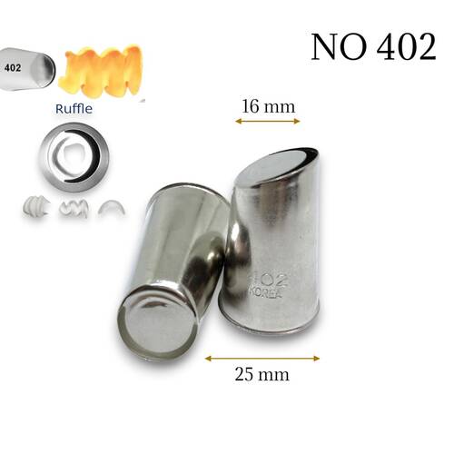 Krema sıkma duy ucu no:402 (16 mm ağız çapı)