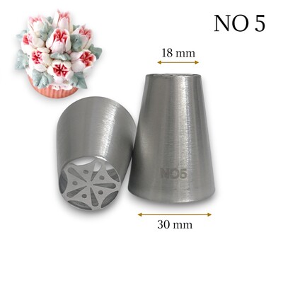 Diğer - Krema sıkma duy ucu no:5 Rus Duyu