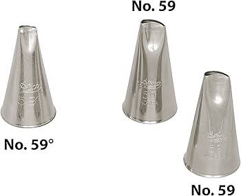 Krema sıkma duy ucu no: 59S kavisli petal (5 mm ağız çapı)