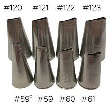 Krema sıkma duy ucu no:61 kavisli petal (12 mm ağız çapı) - Thumbnail