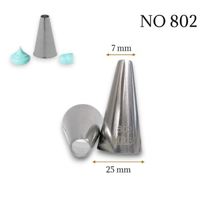 Diğer - Krema sıkma duy ucu no:802 (7 mm ağız çapı)