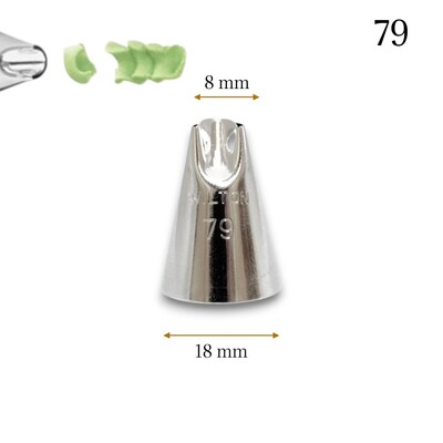 Wilton - Krema sıkma duy ucu no:79 (8 mm ağız çapı)