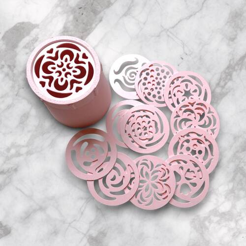 Krema sıkma plastik duy seti ZEFİR Marshmallow XL Rus Duyu; (45mm)