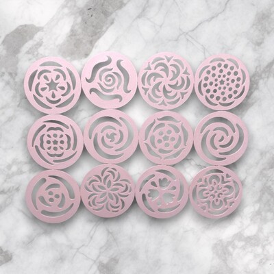 Krema sıkma plastik duy seti ZEFİR Marshmallow XL Rus Duyu; (45mm) - Thumbnail