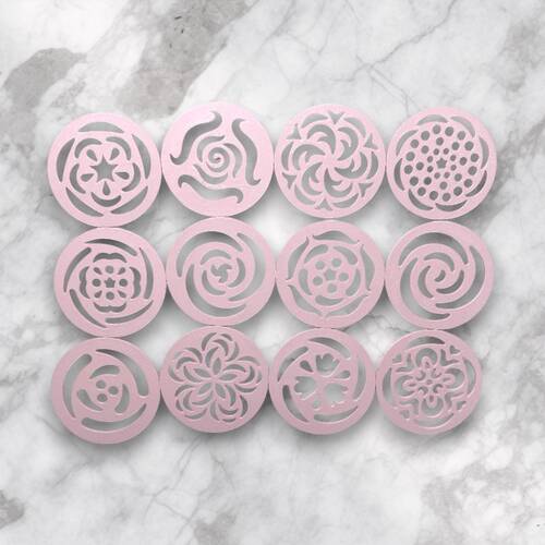 Krema sıkma plastik duy seti ZEFİR Marshmallow XL Rus Duyu; (45mm)