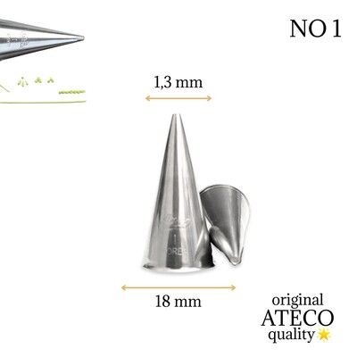 Ateco - Piping tip nozzle no:1