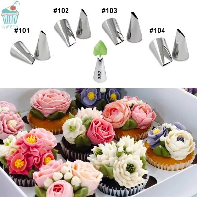 Krema sıkma duy ucu no:  101 düz petal (7,5 mm ağız çapı) - 5