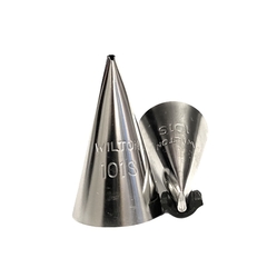 Wilton - Krema sıkma duy ucu no:101S düz petal (3,5 mm ağız çapı)