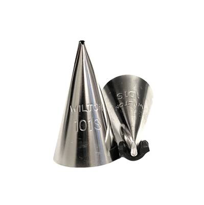 Krema sıkma duy ucu no:101S düz petal (3,5 mm ağız çapı) - 1