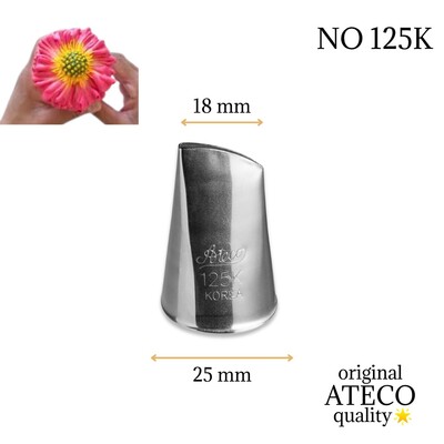 Krema sıkma duy ucu no: 125K Kore petal (18 mm ağız çapı) - Thumbnail