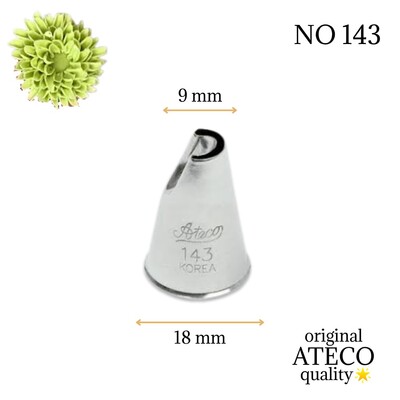 Piping tip nozzle no:143 Crysanthemum (9mm openning)
