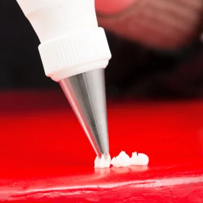 Ateco - Krema sıkma duy ucu no:24 kapalı yıldız (1,5 mm ağız çapı) (1)